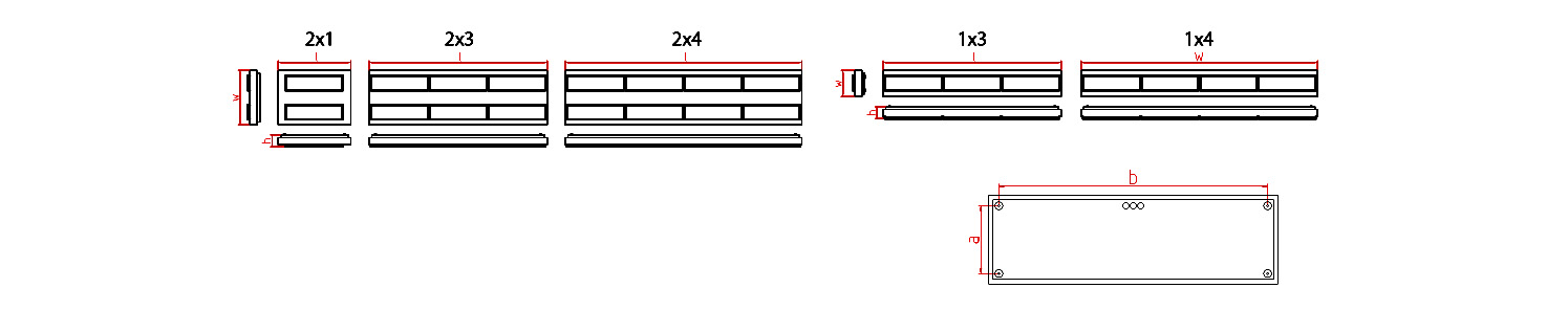 ZCLED3G184L840/STRONG90-2x4-HR-IP65